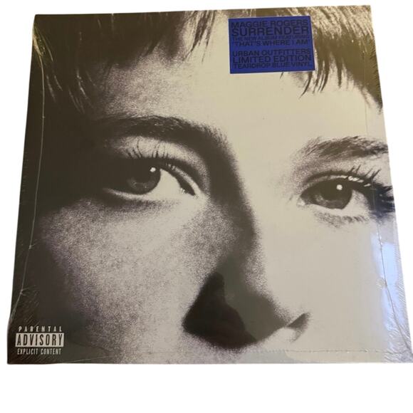 Maggie Rogers Surrender Exclusive Limited Edition Teardrop Blue Vinyl Brand New - Picture 2 of 3